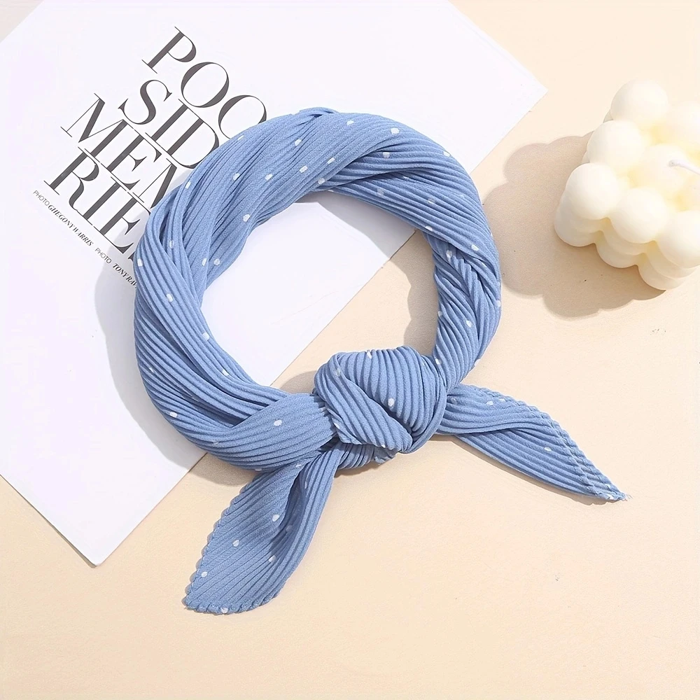 New Spring and Autumn Summer Small Silk Scarf Professional Versatile Decoration Ladies Small Square Scarf