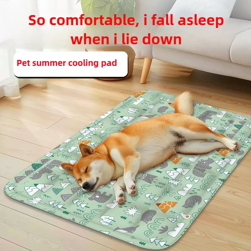 

Pet ice pad cooling dog mat cool pad enlarged and thickened bite-resistant cat nest summer cushion supplies kennel summer