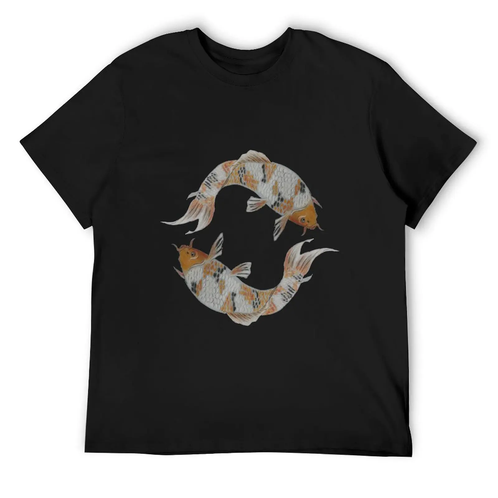 Koi Fish T-Shirt cute tops customs Men's t-shirt