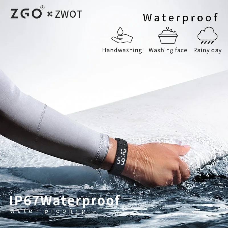 ZGO Multifunctional Health Tracking Sports Bracelet Ip67 Waterproof Sports Watch Suitable For Men And Women 4 Color Choices 660X