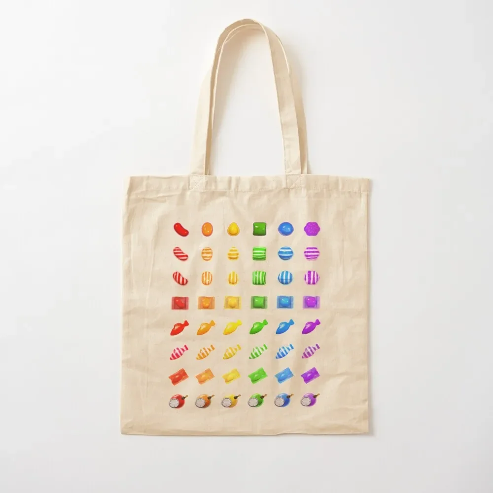 

Candy Crush Booster Rainbow Tote Bag Lady bag ecological bags Bag