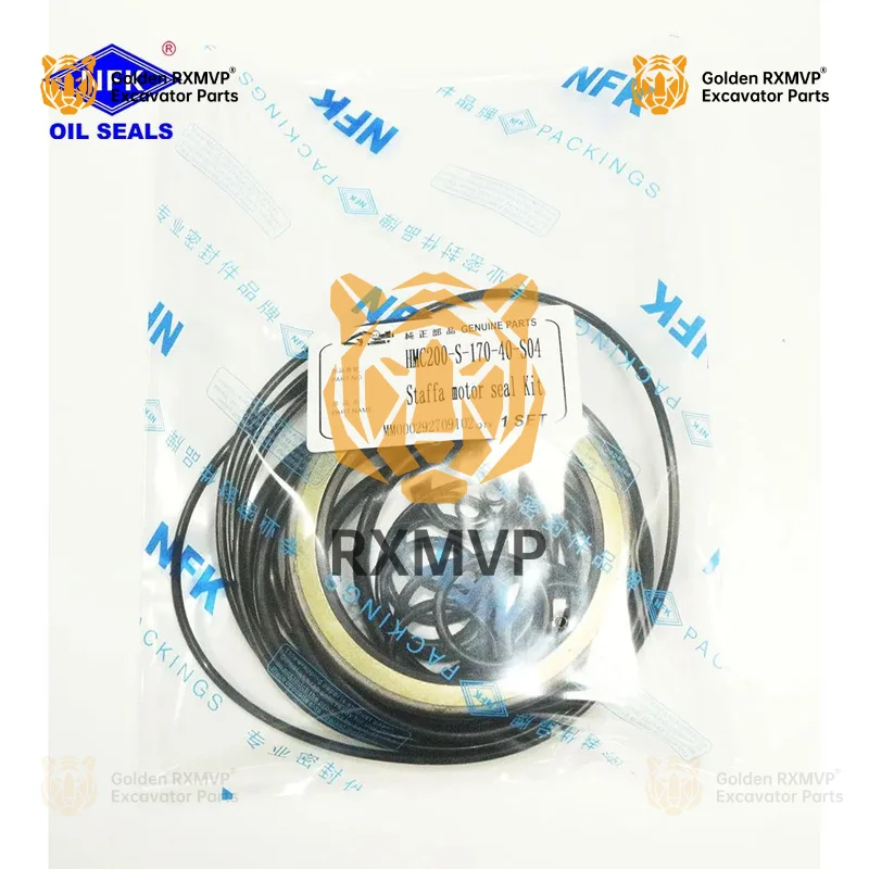 For Hmc Series Hmc200 Hmc200-s-170-40-s04 Kawasaki Staffa Hydraulic Motor Parts Ship Service Repair Seal Kit