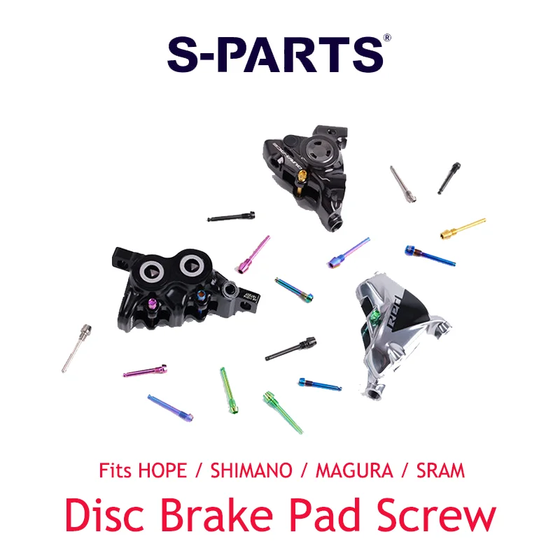 1/2/5/10pc Titanium Alloy Mountain Bike Hydraulic Brake Pad Pin Screw Universal Mod Fits Road Bike Shimano Magura TRP SRAM HOPE