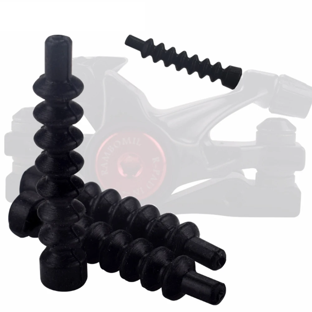 4Pcs Fahrrad Brems Kabel Draht Staub Abdeckungen Set Gummi Gamasche Für Fahrrad V Brems Kabel Nudel Boot Staub Abdeckung vorne Bremse Hinten Bremse