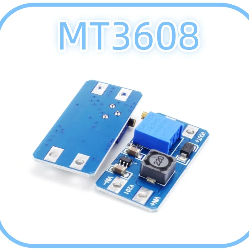 MT3608 Boost Converter Module DC-DC Step Up 2A 2V-24V to 5V/9V/12V/28V Adjustable Power Supply Board for Arduino LED Driver