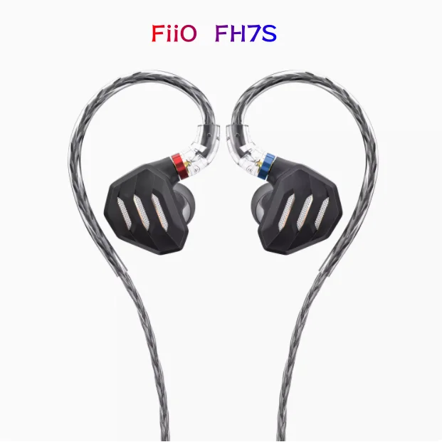 

FiiO/FH7S One Circle Four Iron High Resolution HiFi Fever Earphones Five Unit Circle Iron Lou's Earbuds