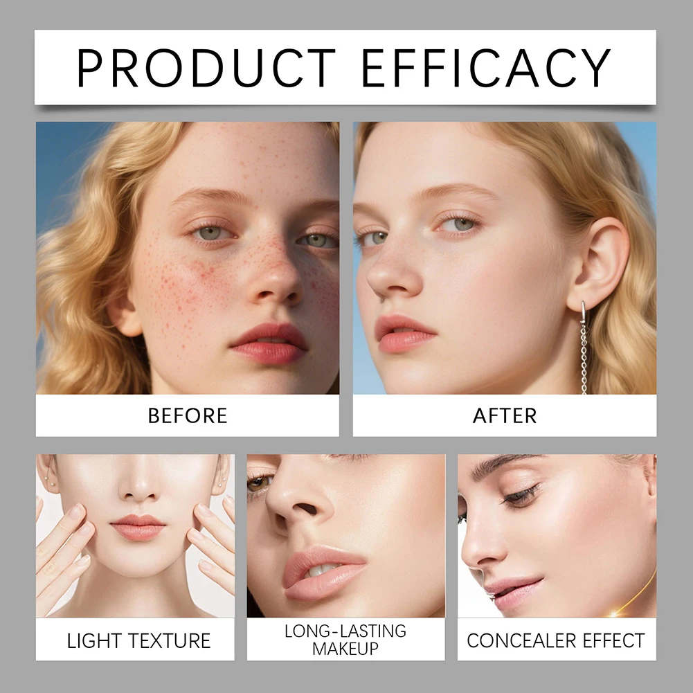 30ml Naturalny Podkład w Kolorze Naturalnym Długotrwały Nawilżający Wygładzający Nierównomierne Kolory Skóry Podkład z Naturalnym Kryciem Bez Wad do Narzędzi do Makijażu