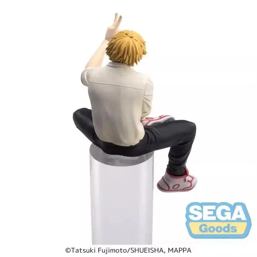 متوفر في المخزون جائزة سدادة المعكرونة SEGA Chainsaw Man Sitting Pose - مجموعة شخصيات الرسوم المتحركة الرسمية Denji & Power، شاشة عرض مكتبية قابلة للجمع #5