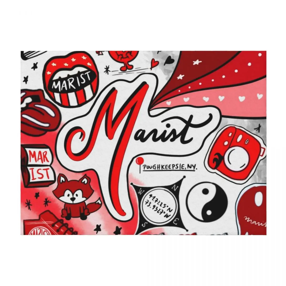 

Marist Throw Blanket Fashion Sofas Camping Shaggy Bed Blankets
