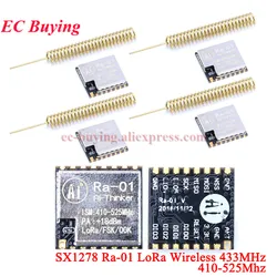 1Pc-10Pcs Ra-01 SX1278 LoRa Spread Spectrum Wireless Module 433MHz 410-515M Wireless Serial Port UART SPI Interface Ra01 Adapter