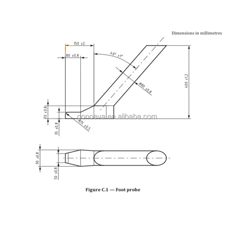 IEC 60335 Foot probe/Feet test probe UL 1447