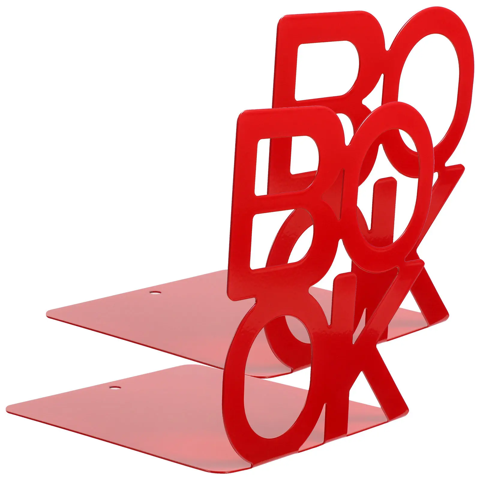 

1 пара прочных металлических подставок для книг, декоративные держатели для книг для полок, столов, кабинетов, гостиных, устойчивые к ржавчине, для организации книжных полок