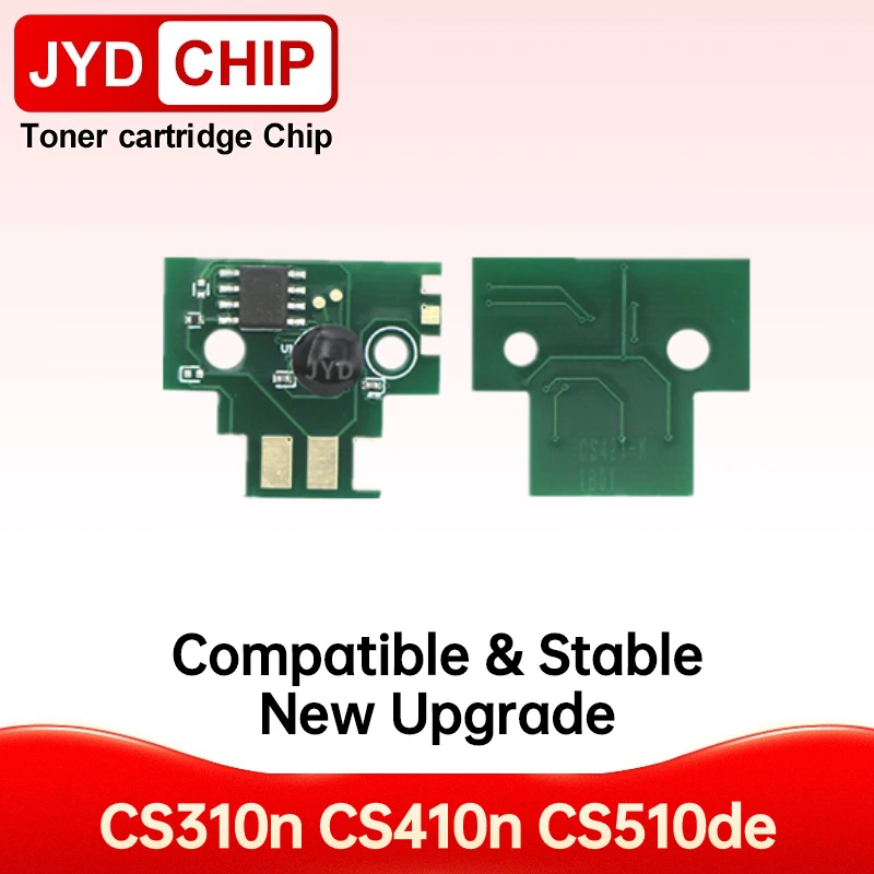 CS310 Chip for Lexmark CS310n CS310dn CS410n CS410dn CS510de CX410e CX410de CX510de Printer Rest Toner Cartridge Chip