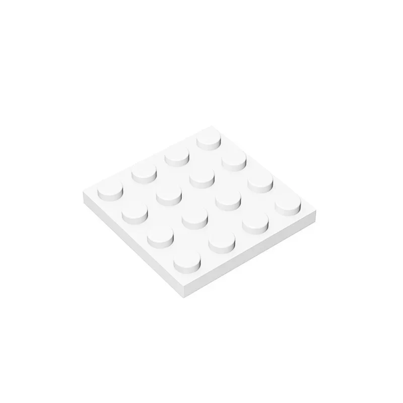 MOC 10PCS Parts Brick 3031 Plate 4x4 Dots Figures Building Blocks Set House CastleParticle Puzzle DIY Toy Children Birthday Gift