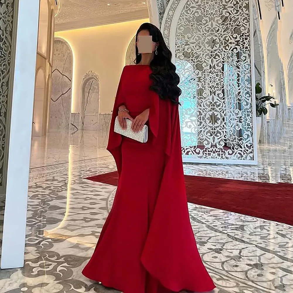 

Msikoods Saudi Mermaid Evening Dresses for Women Long Sleeve Prom Dresses Formal Dresses Customized Arabic Party Dress 2025