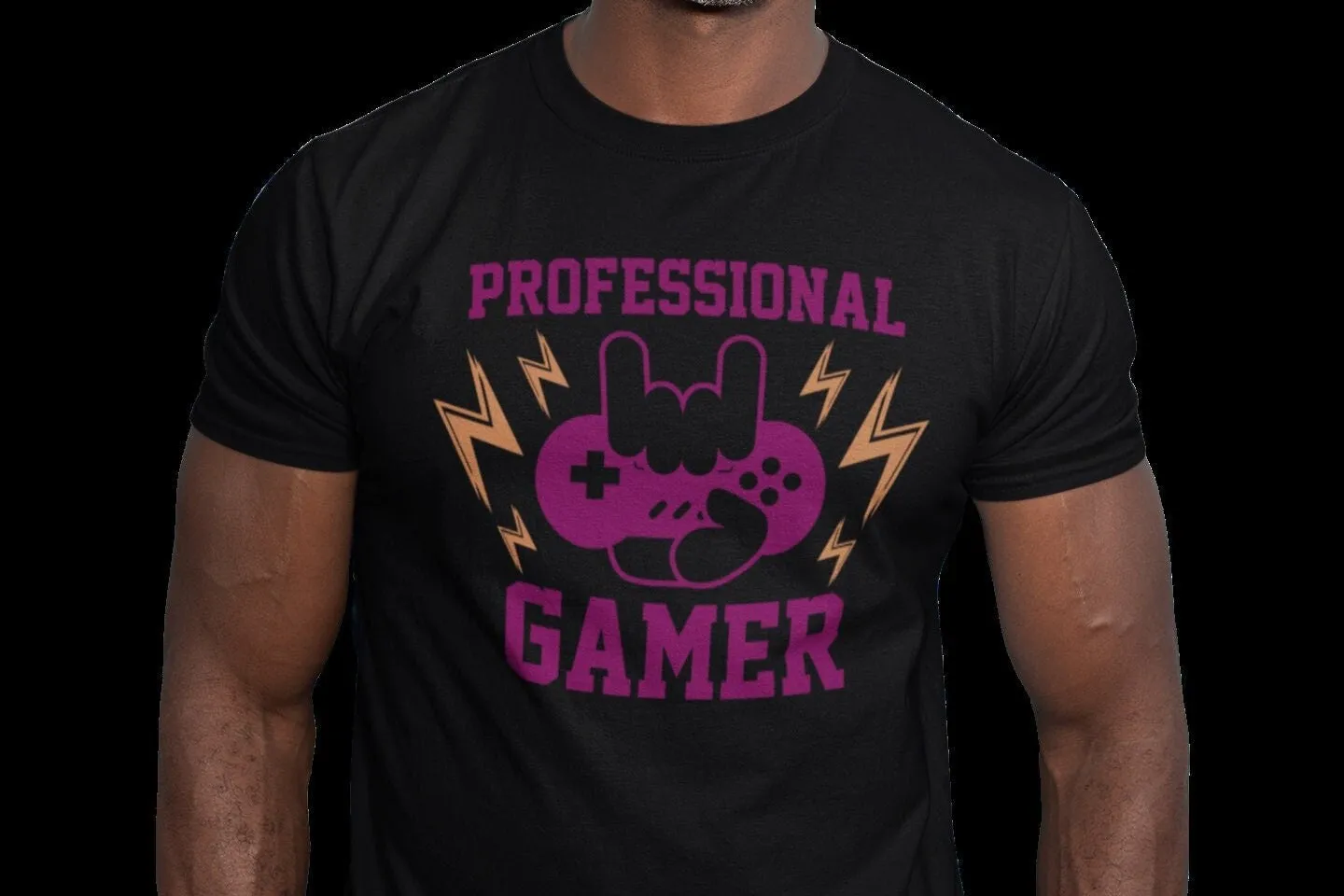 Professional Gamer Mens T Shirt Arcade Gaming Video Game Cool Nerd