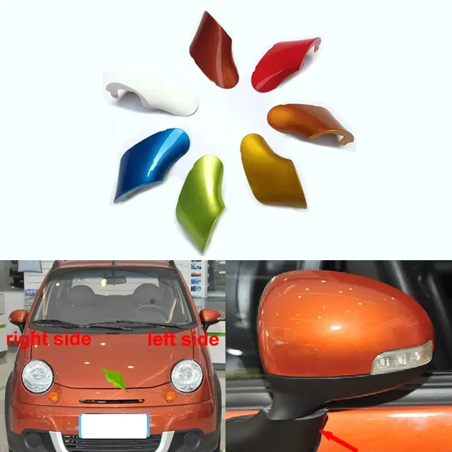 For Chevrolet Spark / Baojun Spark Car Accessories Side Mirror Lid Housing Reverse Trim Cap Plate Garnish Lower Cover Hood