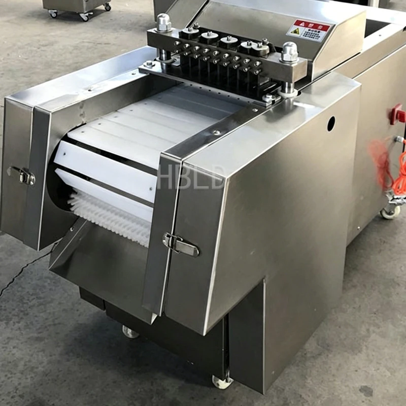 Commercial Fully Automatic Bone Saw Machine High Yield for Frozen Chicken Fish Pig Rib Cutting Kitchen Meat Processing Equipment