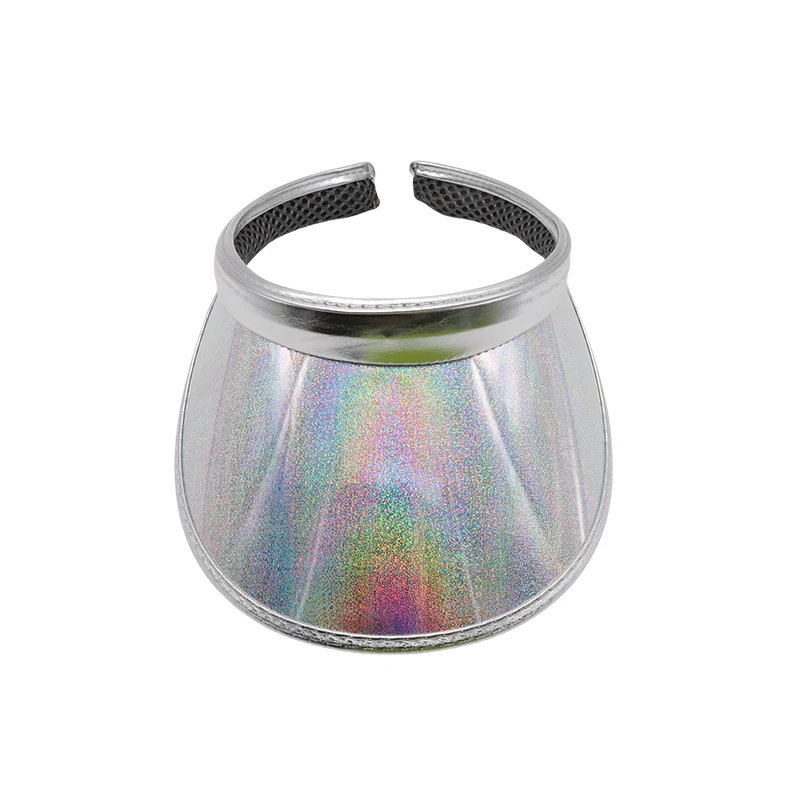 PVC Plastic Outdoor Sun Protection and Sunshade Hat with Empty Top Design, Summer UV Protection Beach Travel Dust Protection Hat