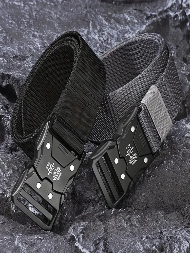 Tactische heupriem - Duurzame automatische gesp, perfect voor buitenavonturen, unisex-accessoires voor mannen en vrouwen - afbeelding 2