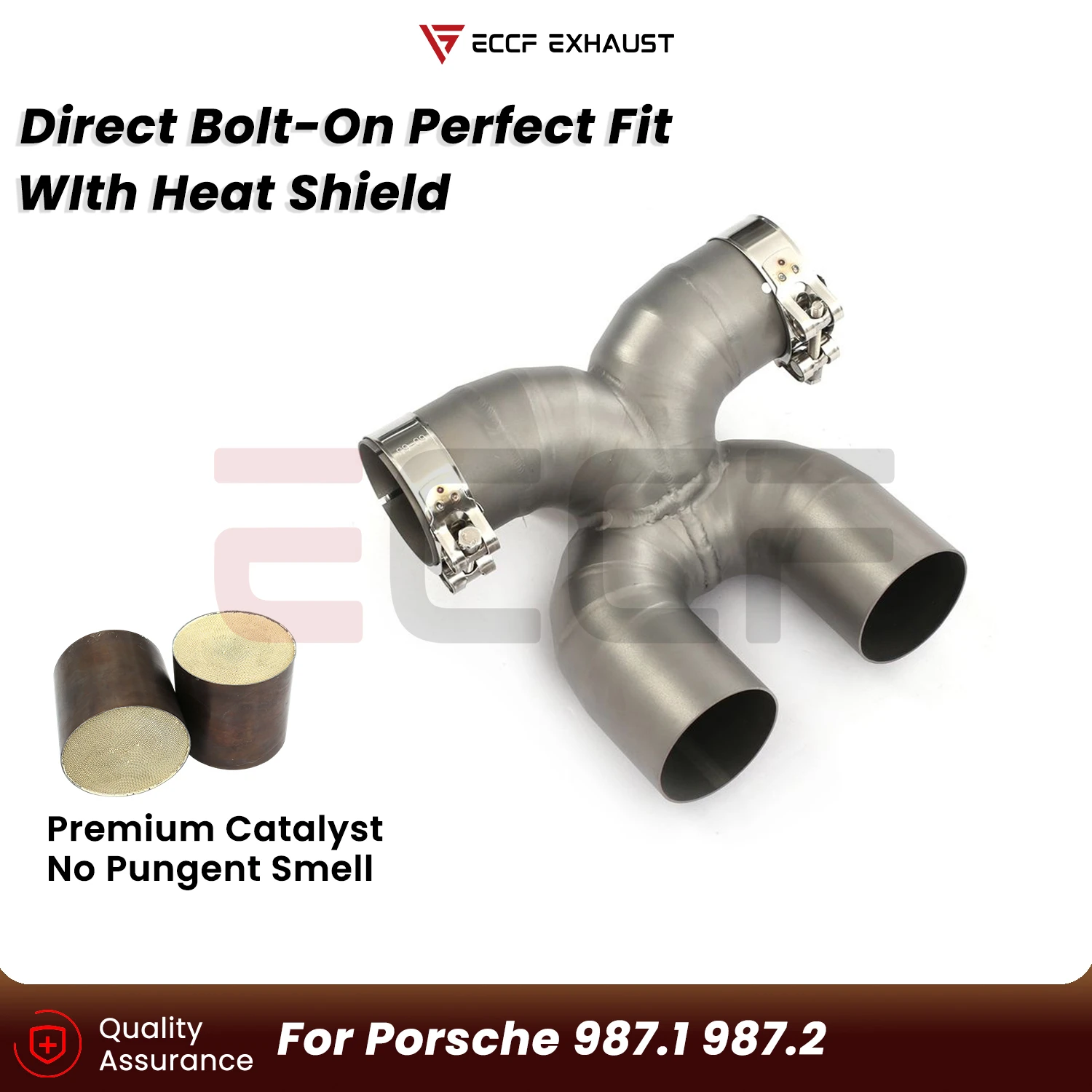 

Sporty Stainless steel X Link pipe For Porsche 987.1 987.2 Performance Upgrade Plug and Play