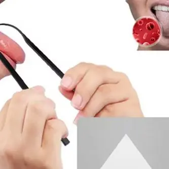 

1 шт. U-образный металлический скребок для языка из нержавеющей стали, для свежего дыхания, очистки и гигиены полости рта