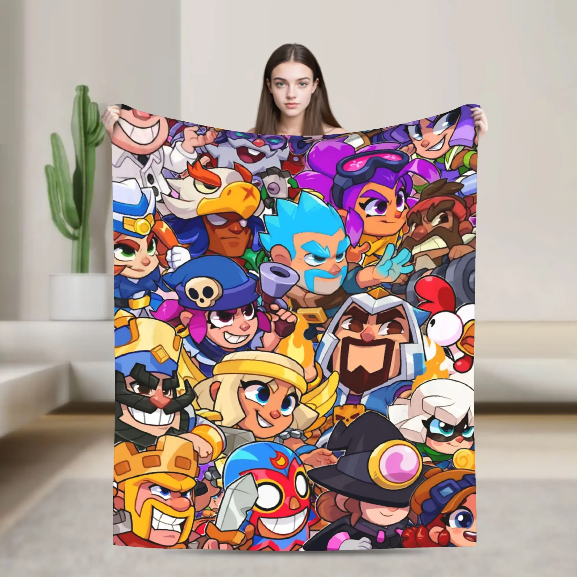 

Squad Busters Game Blanket Quality Soft Throw Blanket Autumn Airplane Travel Home Decor Funny Bedspread