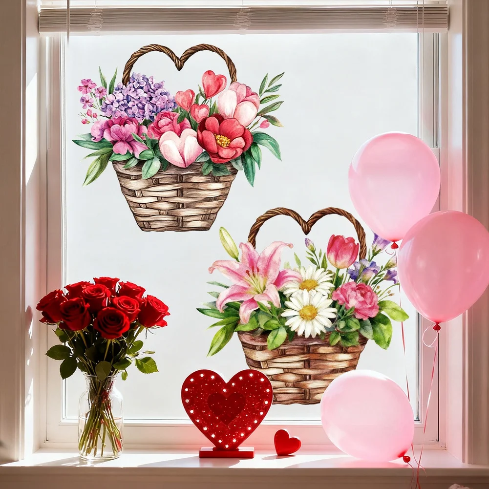 Static Window Decals Window Clings Easy To Apply Reusable Decal Static Cling Technology Adhesive-free Application