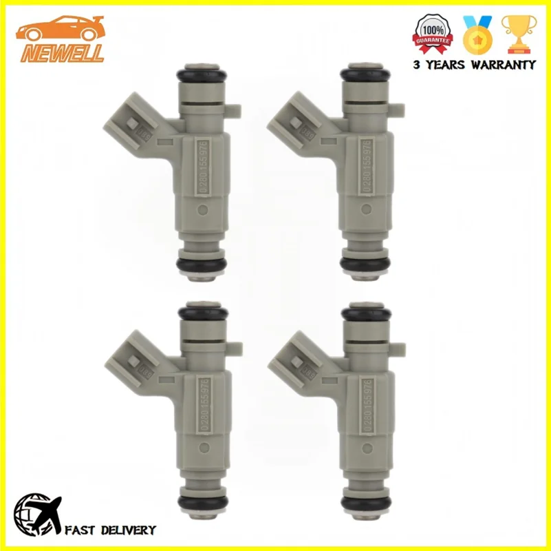 

4pcs 0280155976 04891345A Fuel injector For Chrysler Sebring PT Cruiser Voyager Dodge Caravan Neon Stratus 2.4L 2001-2004