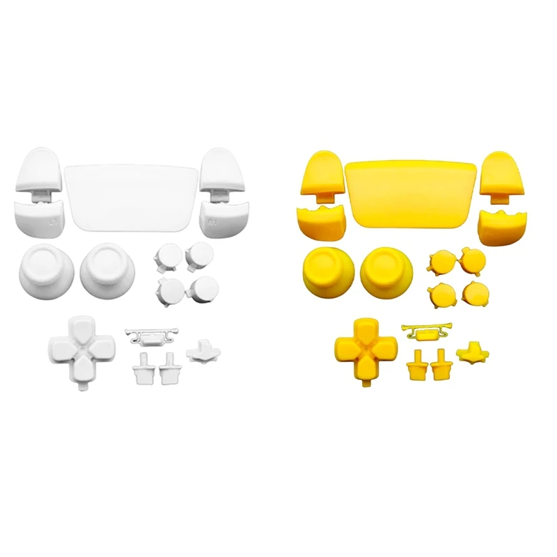 1Set Full Buttons For Playstation 5 3.0 Thumb Sticks Joystick Cap L1 R1 L2 R2 D-Pad For PS5 V3 Controller A