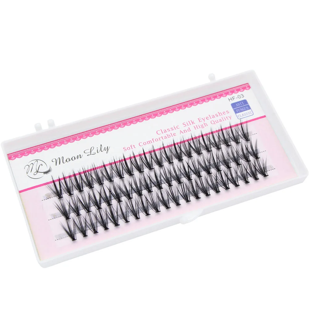 Russian Volume False Eyelashes 20D Cluster 60 Bunch Mink Eyelashes Extend Natural 3D Single Eyelash Makeup Cilia