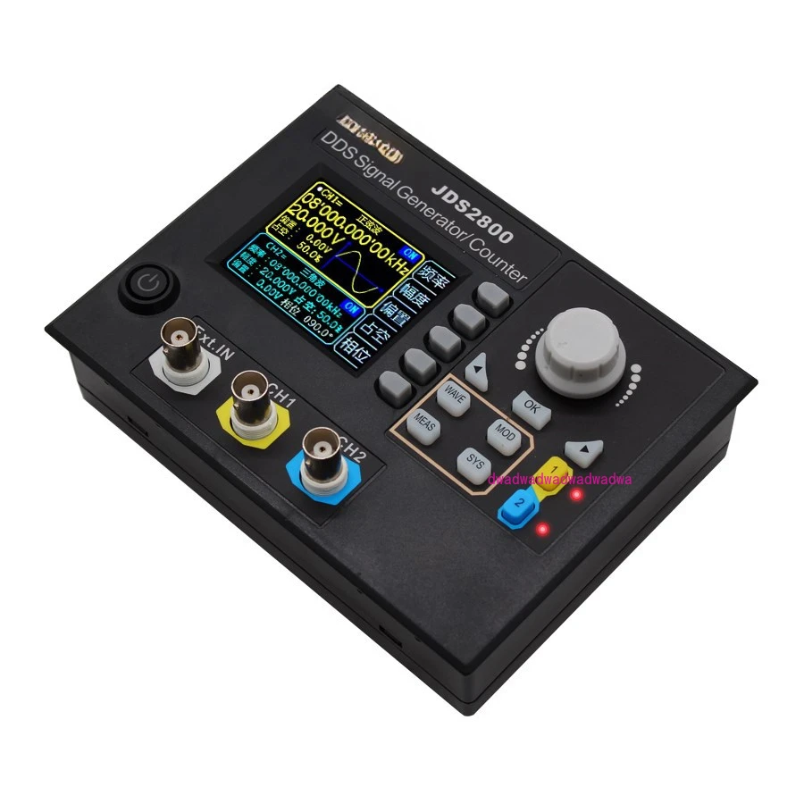 JDS2800-60MHz inlaid panel function signal generator DDS dual channel signal source