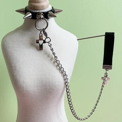 Collar de muñeca BJD para 1/3, 1/4, 1/6, tamaño bonito, estilo Punk, con cuerda de plomo, accesorios para muñecas BJD SD Uncle