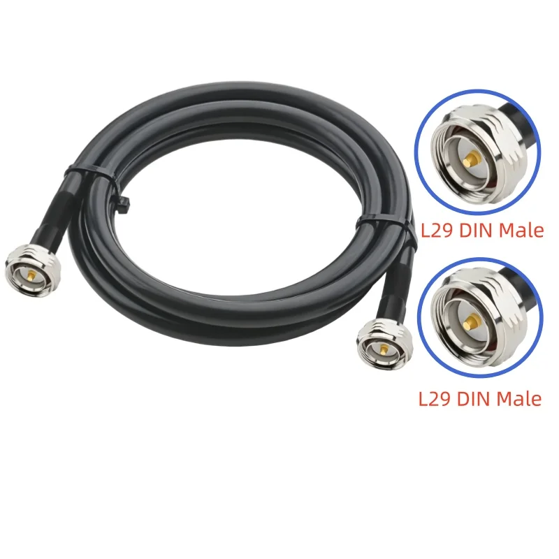 RG213 Cable 50 Ohm L29 DIN Male to N BNC TNC Male connector  Pigtail High Quality Low Loss RG-213 RF Coaxial Cable Jumper Cord
