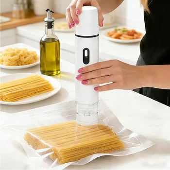 Air Vacuum Pump Automatic Food Sealing Air Pump USB Rechargeable Sealer Pump For Food…
