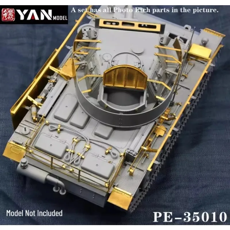 

Модель YAN Pz.Kpfw.III Ausf.M PE35010, травированные детали 1/35 для TAKOM 8002, обновление деталей, металлические детали, модель, хобби, аксессуары «сделай сам»