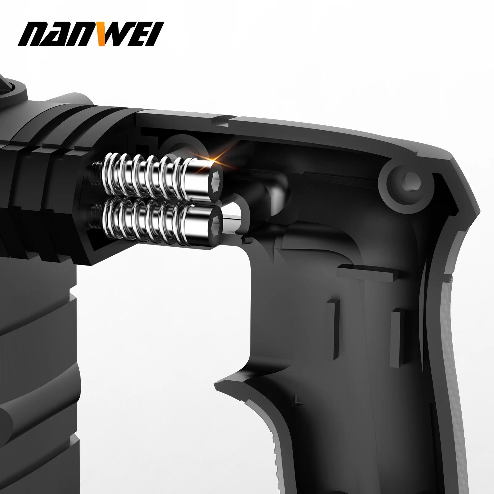 NANWEI  brushless rechargeable hammer lithium-ion impact drill concrete wireless heavy-duty electric hammer electric pick