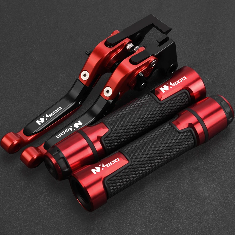 

For HONDA NX500 NX 500 2023 2024 Motorcycle Accessories CNC Aluminum Adjustable Brake Clutch Levers Handlebar Hand Grips Ends