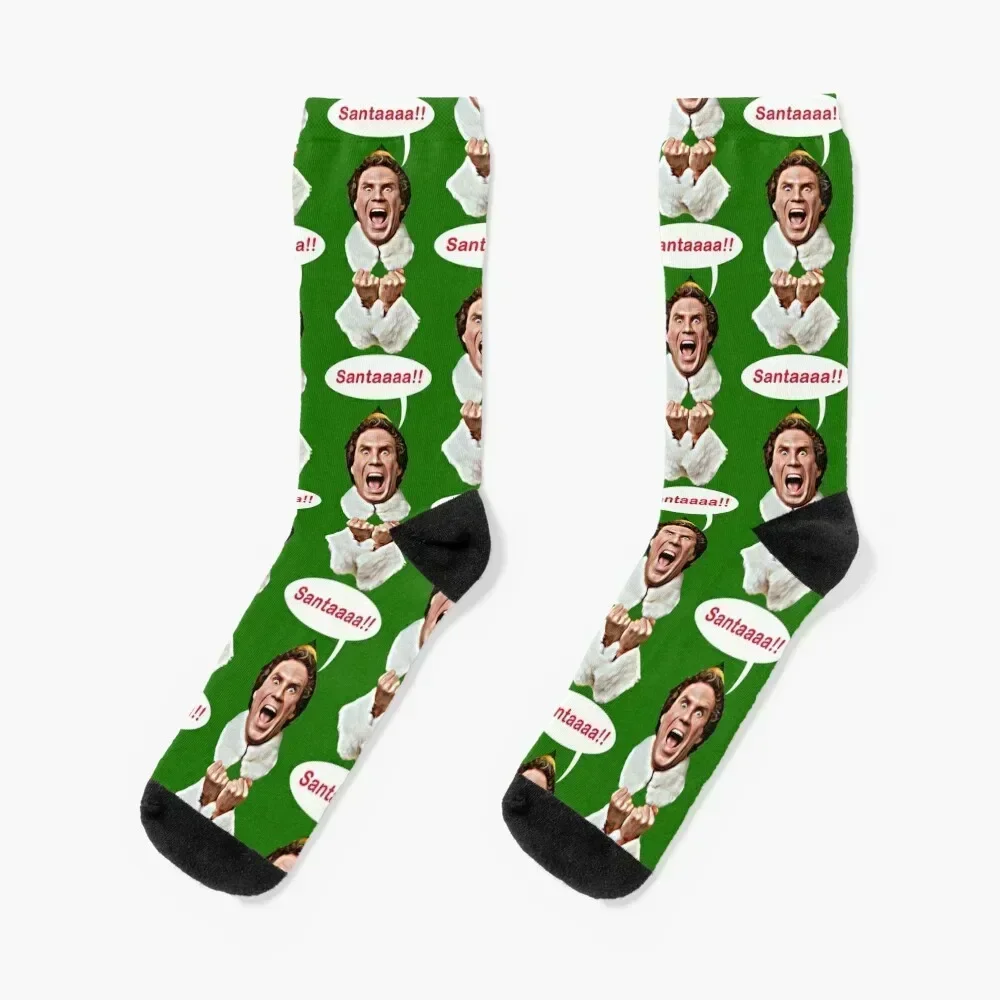 

Santaaa!! Socks gift loose winter thermal Heating sock Socks Man Women's colored loose floor funny gift Socks Male Women's