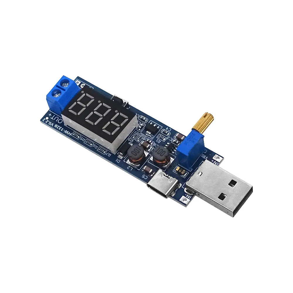 DC-DC 5V to 3.5V / 12V USB Step UP / Down Power Supply Module Adjustable Boost Buck Converter Out DC 1.2V-24V