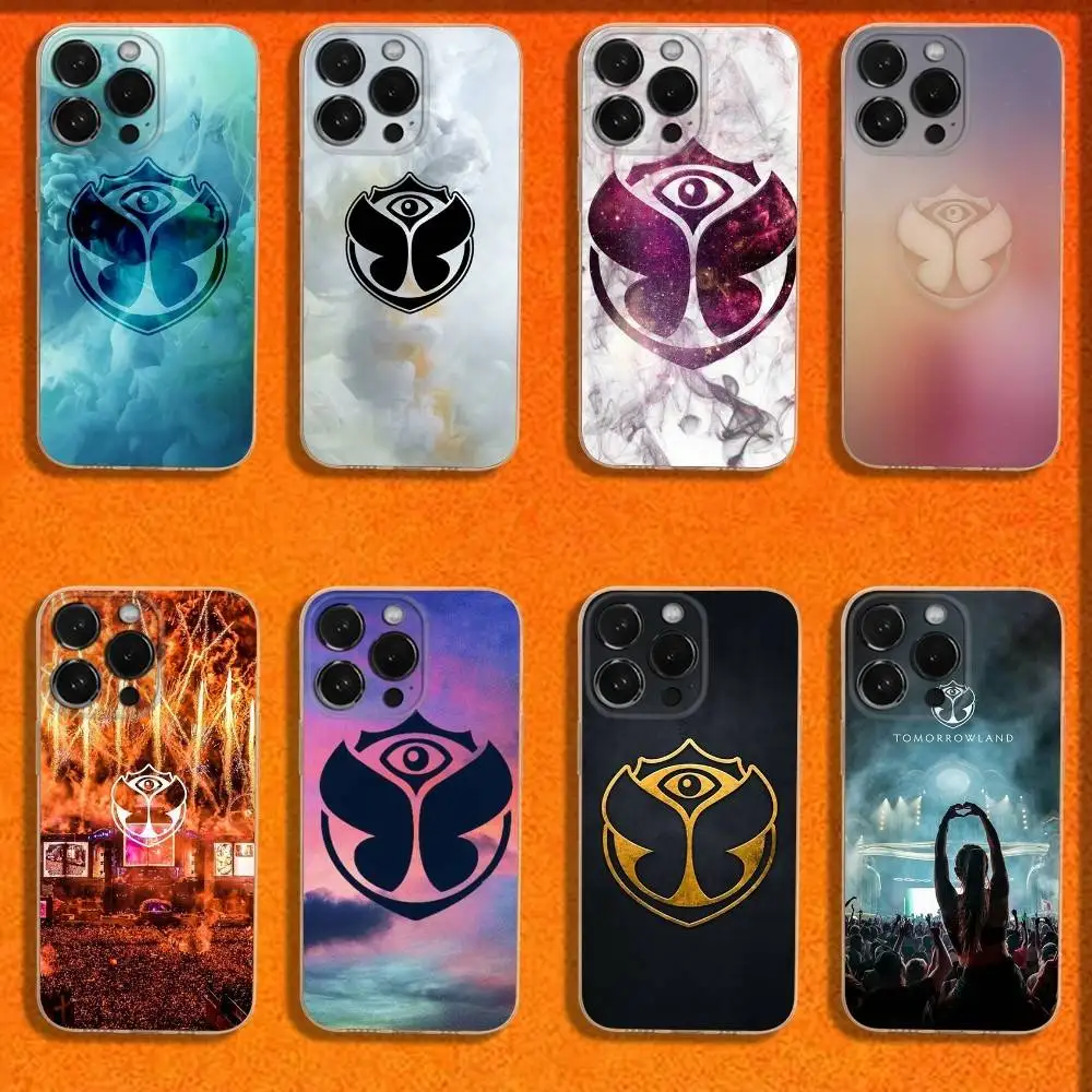 

Music Festival Tomorrowlands Phone Case For iPhone 16,15,14,13,12,11 Plus,Pro,Max,XR,XS,Plus,E,SE4,Mini Transparent Cover