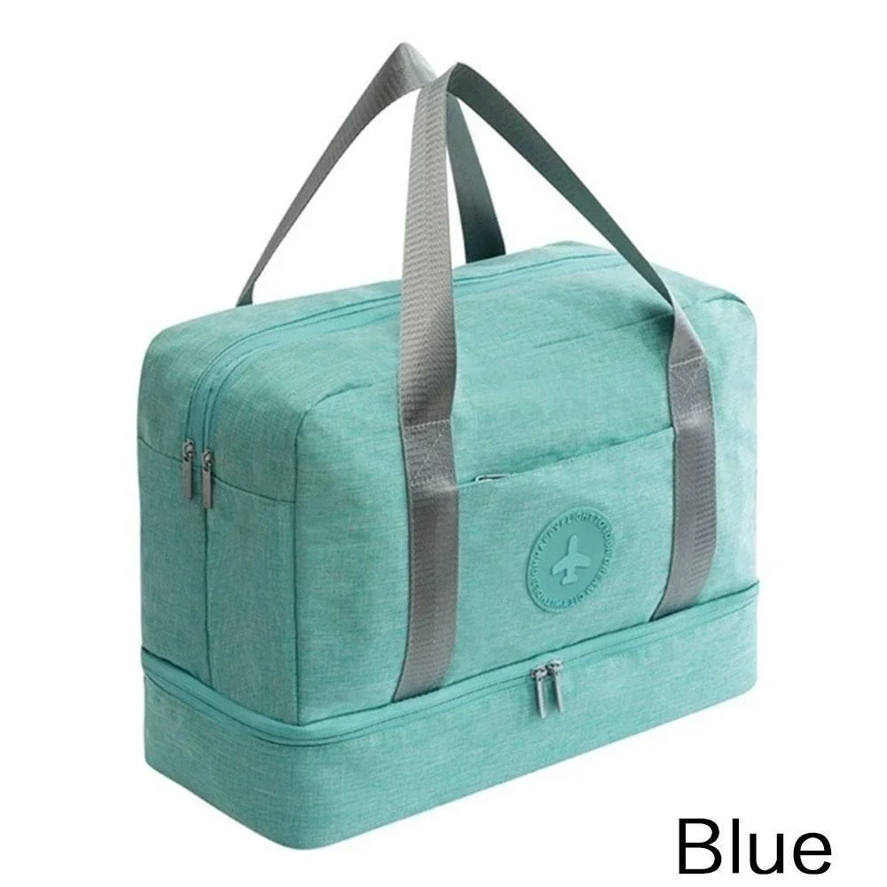 KISMIS Reise-Aufbewahrungstasche, Trocken- und Nasstrenntasche, tragbare Strandtasche, Schwimmen, Fitnesstasche, Aufbewahrungstasche – Detail 10