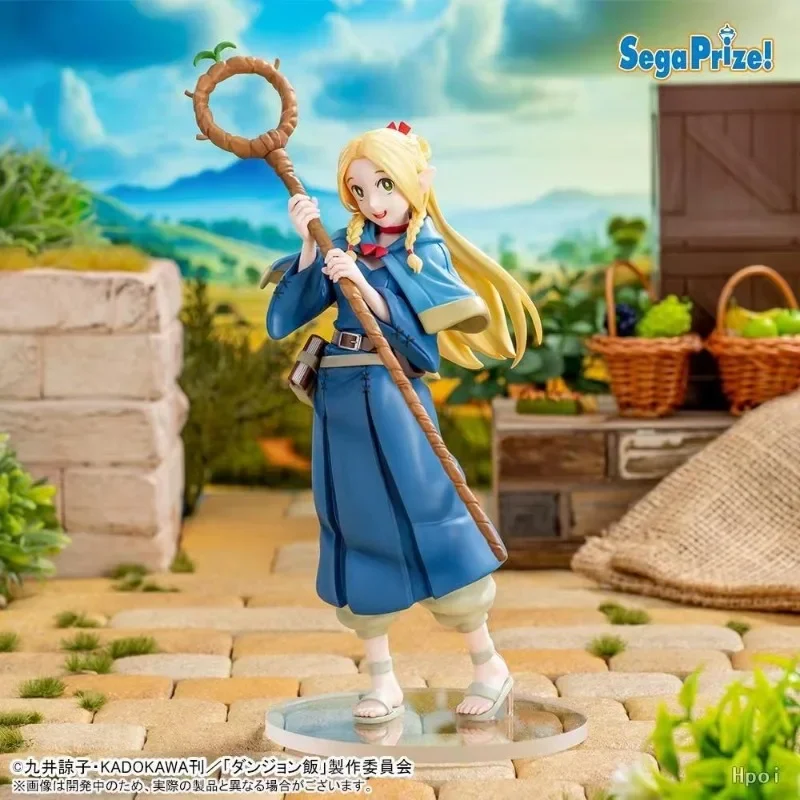 Original Genuine SEGA Luminasta Delicious in Dungeon 17cm Marsilla Marushiru PVC  Girls Collection Model Toys Gift in Stock