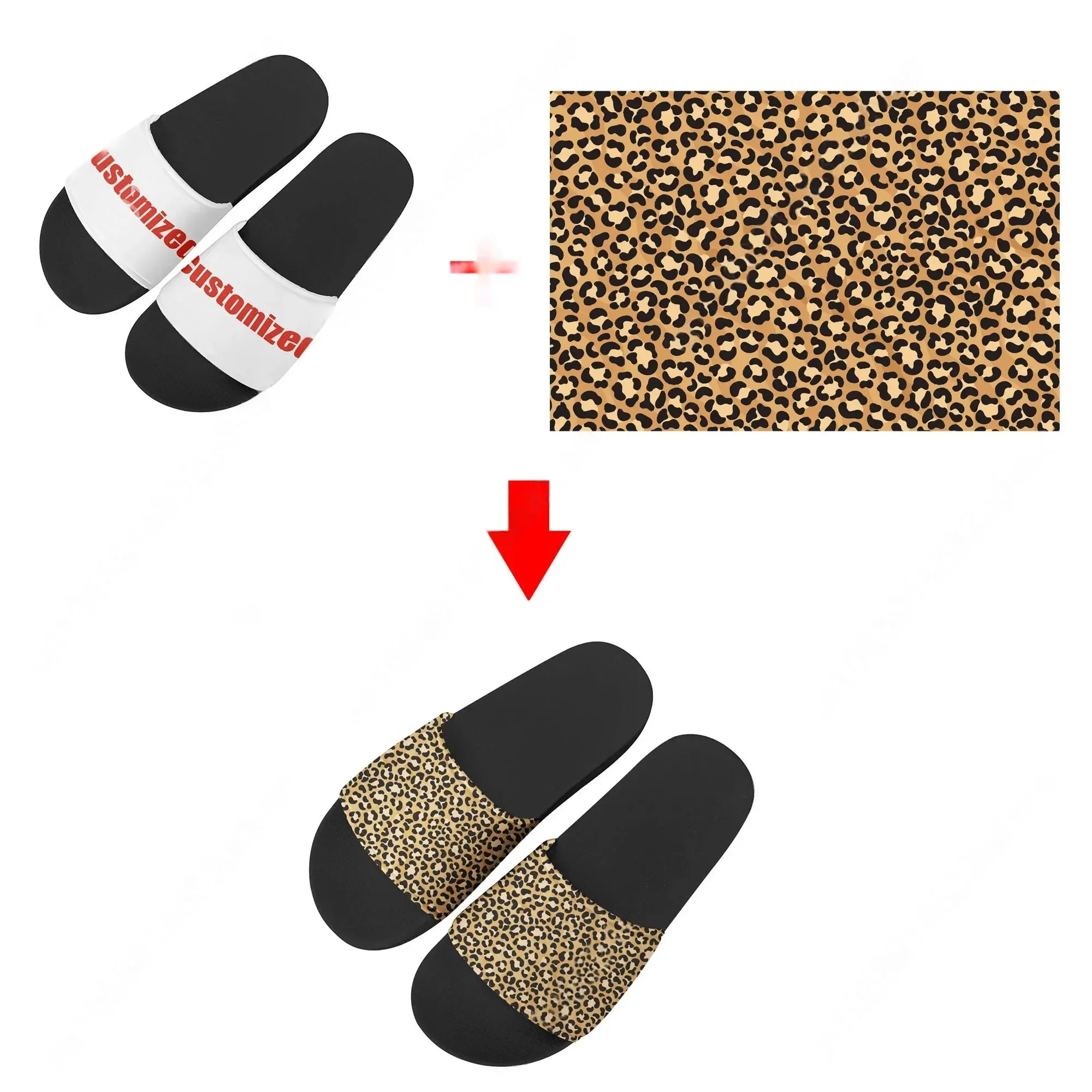 Noisydesigns White Custom Your Own Logo Image Text Photo Pattern Women Slippers Casual Summer Home Flip Flops Dropshipping view 5