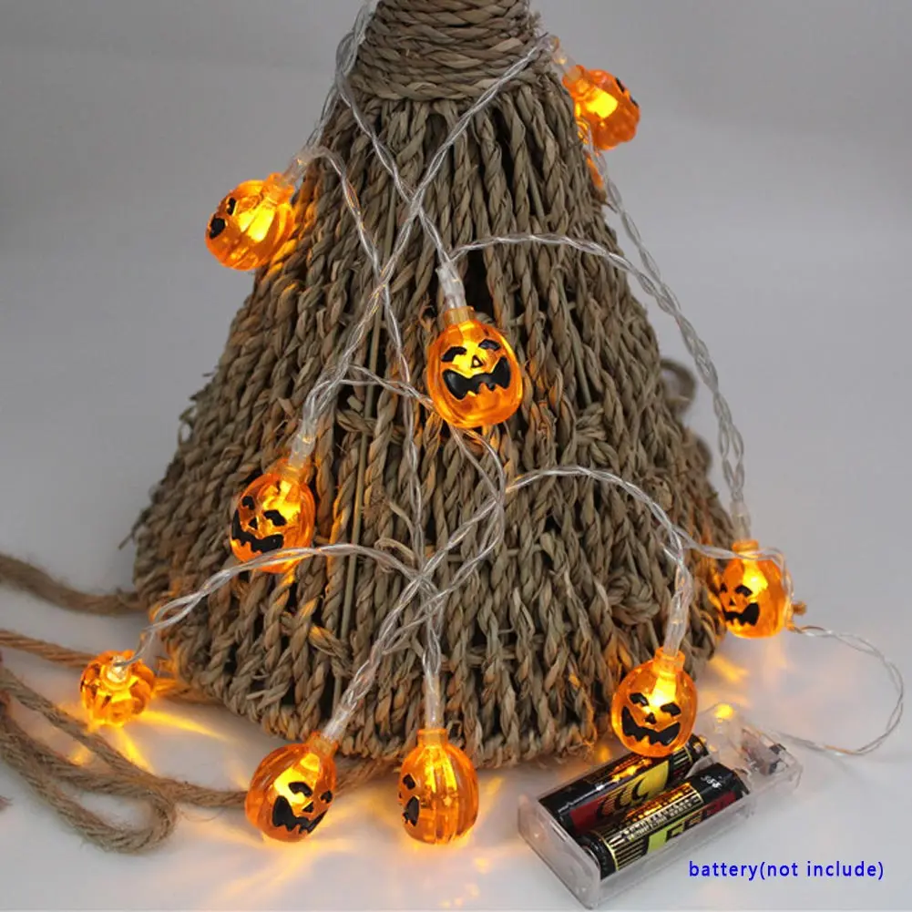 

Battery Operated Halloween Pumpkin LED Fairy String Light Lamp Indoor Outdoor Holiday Party Decor 10Led/20Led Z9