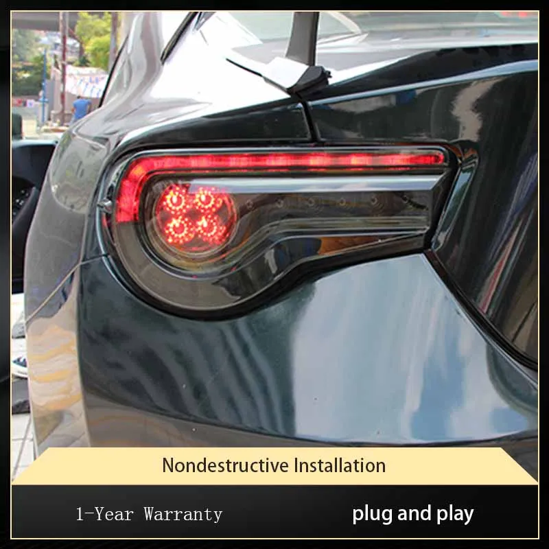 Car Lights For Toyota GT86 BRZ 2012-2020 LED Upgrade Fashion Lighting Assembly Turn Signal Lamp Taillight Brake Accessories