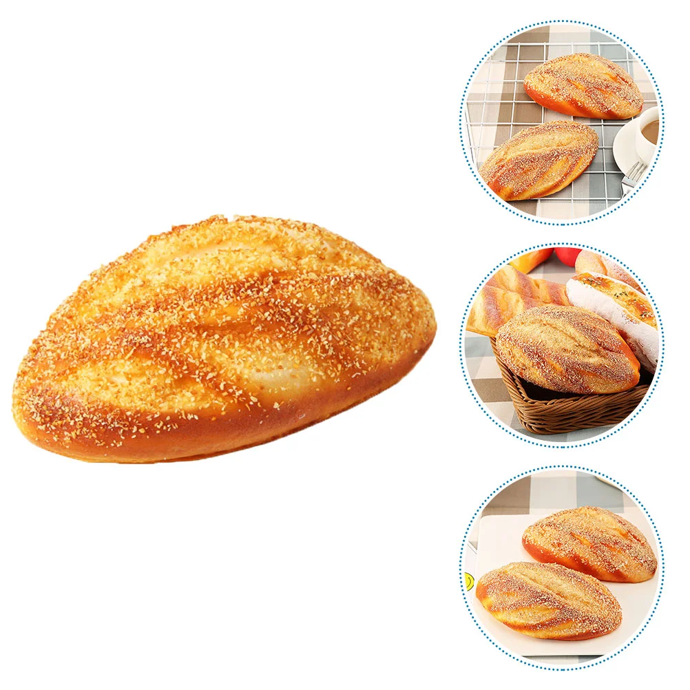 Simulated Bread Fake Food Model Simulation Toy Lifelike Cake Ornament Resin Pu Child