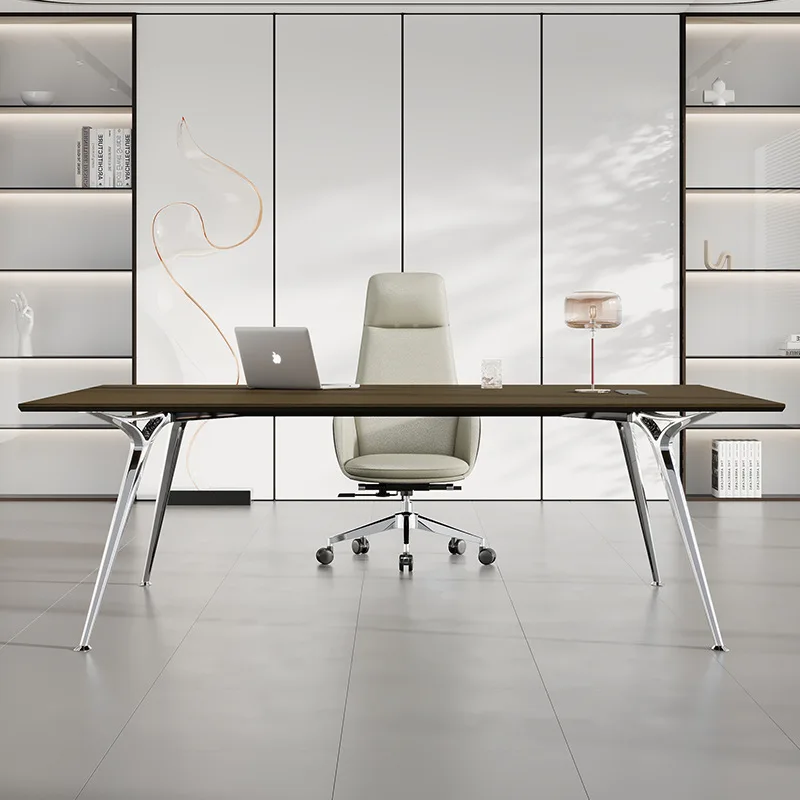 Manager table and chair combination light luxury simple modern desk big desk atmosphere president table