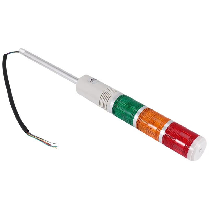 ABJI-AC/DC 24V أحمر أخضر أصفر LED مصباح إشارة البرج الصناعي