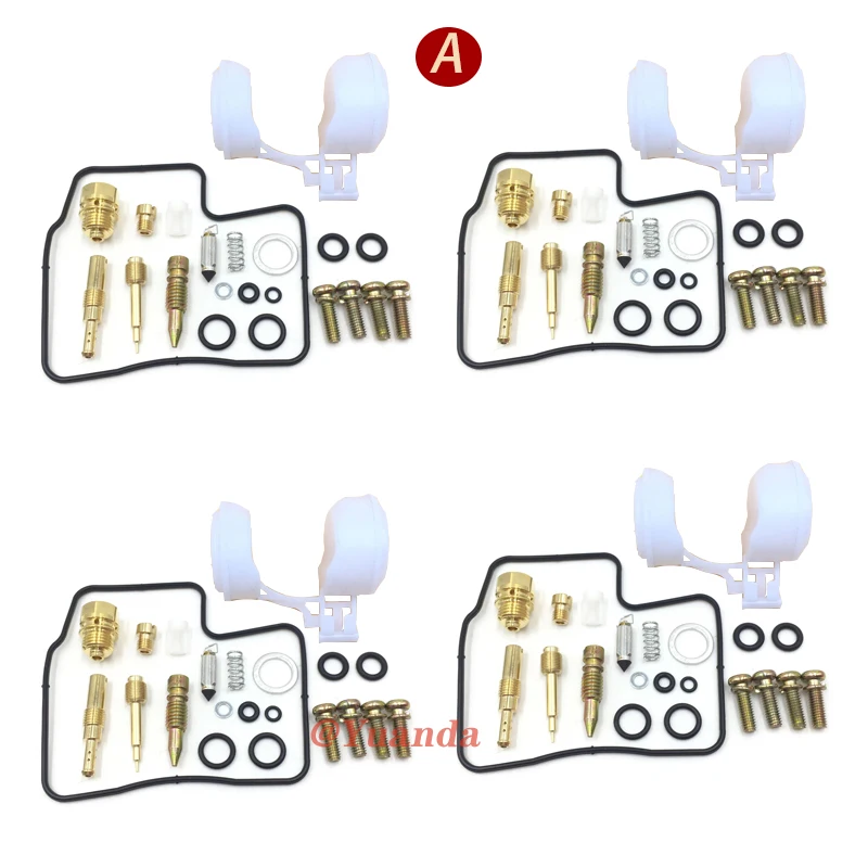 4 Set For Honda V45  Magna VF750C  VF750S VF750 VF 750 C S 750C 750S Motorcycle Carburetor Repair Kit  Carburetor float